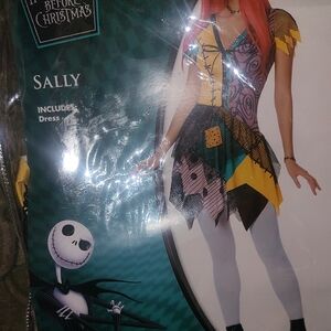 Spirit Sally Adult Costume Good Condition Super Cute - Yellow, Pink, Black